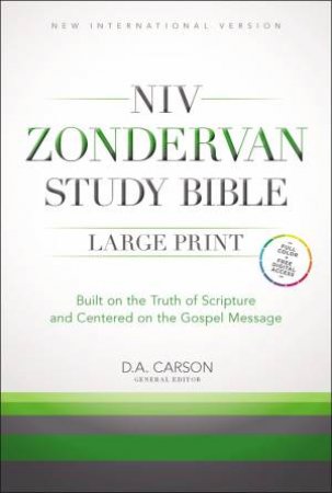 NIV Study Bible Large Print Hardback by Various