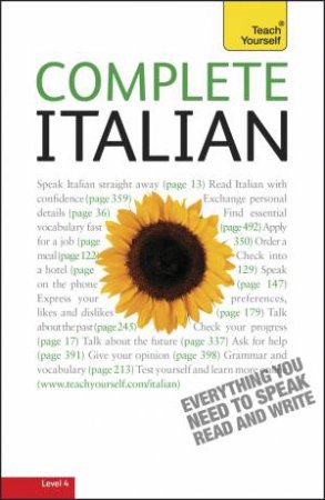 Teach Yourself: Complete Italian by Lydia Vellaccio & Maurice Elston