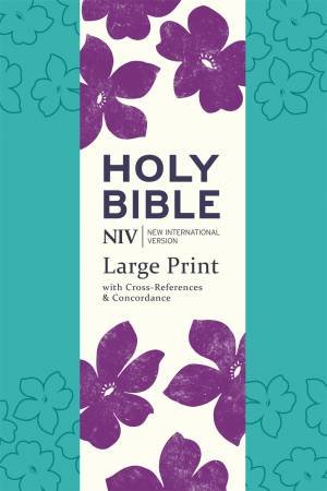 NIV Large Print Single Column Deluxe Reference Bible by New International Version