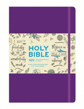 NIV Purple Single-Column Journalling Bible by New International Version