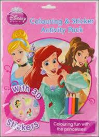 Disney Princess: Colouring & Stickers Activity Pack by Various