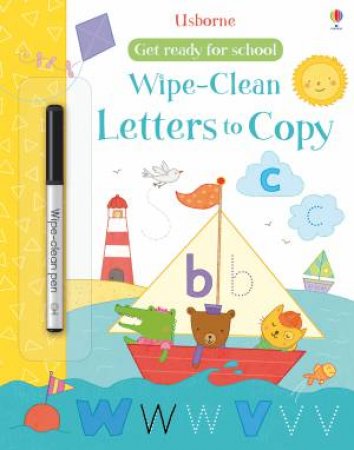 Get Ready For School: Wipe-Clean Letters To Copy by Hannah Watson & Marina Aizen