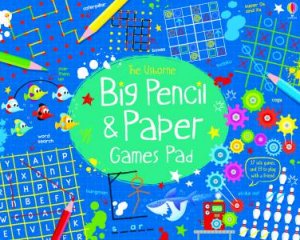 Big Pencil And Paper Games Pad by Simon Tudhope