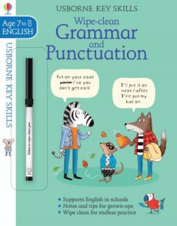 Wipe-Clean Grammar And Punctuation 7-8 by Hannah Watson & Elisa Paganelli