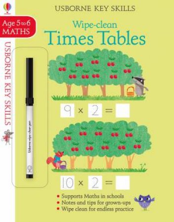 Wipe-Clean Times Tables 5-6 by Holly Bathie & Maddie Frost