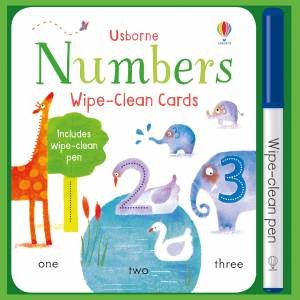 Wipe-Clean: Number Cards by Felicity Brooks & Malu Lenzi