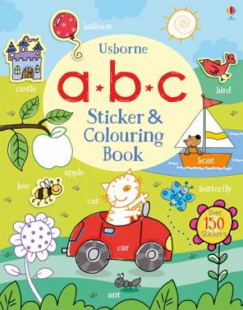 ABC Sticker And Colouring Book by Jessica Greenwell & Stacey Lamb