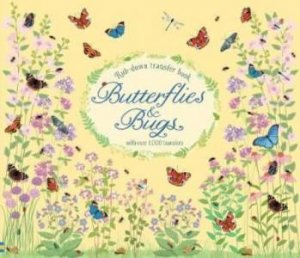 Rub-down Transfer Book Butterflies And Bugs by Hannah Watson & Bethan Janine