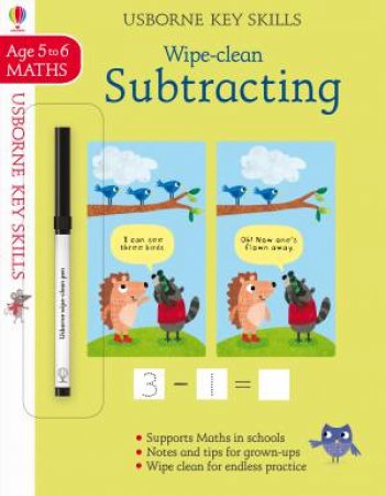 Wipe-Clean Subtracting 5-6 by Holly Bathie & Maddie Frost