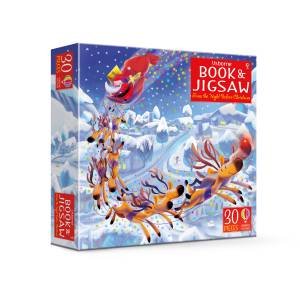 Usborne Jigsaw T'was The Night Before Christmas by Lesley Sims & John Joven