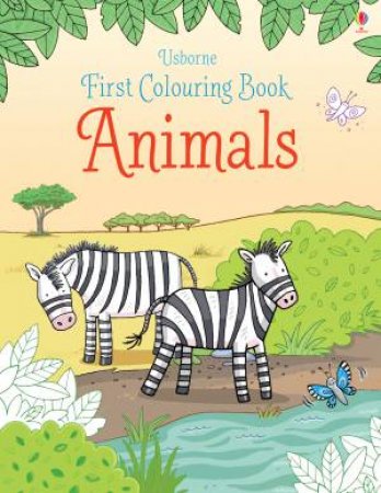 First Colouring Book Animals by Jessica Greenwell & Cecilia Johansson