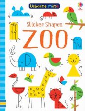 Mini Books Sticker Shapes Zoo