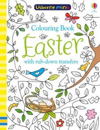 Mini Books Colouring Book Easter with Rub Downs by Sam Smith & Ruth Russell