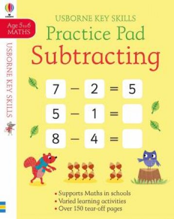 Practice Pad Subtracting 5-6 by Sam Smith & Maddie Frost