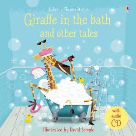 Giraffe In The Bath And Other Tales With CD by Lesley Sims, David Semple & Russell Punter