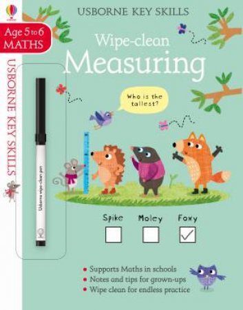 Wipe-Clean Measuring 5-6 by Holly Bathie & Maddie Frost