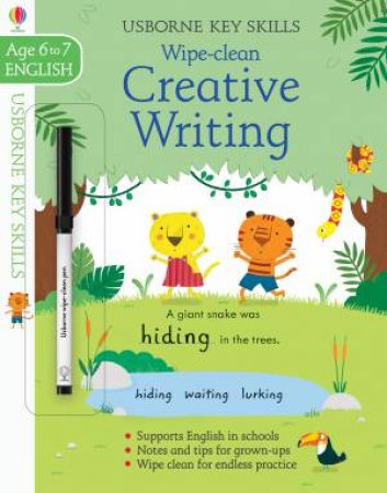 Wipe-Clean Creative Writing 6-7 by Caroline Young & Marta Cabrol