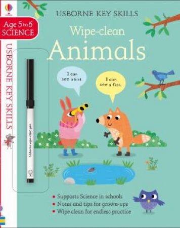 Wipe-Clean Animals 5-6 by Hannah Watson & Anna Suessbauer