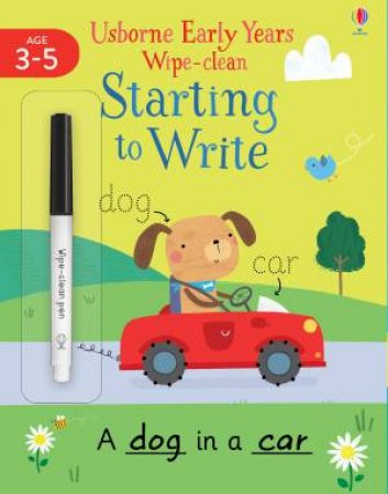 Early Years Wipe-Clean Starting To Write by Jessica Greenwell & Genine Delahaye