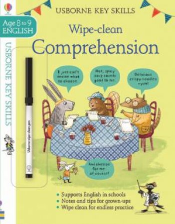 Key Skills Wipe-Clean Comprehension 8-9 by Caroline Young & Magda Brol