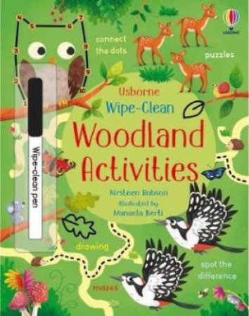 Wipe-Clean Woodland Activities by Kirsteen Robson & Manuela Berti