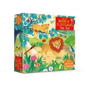 Usborne Book And Jigsaw: The Zoo by Sam Taplin & Federica Iossa