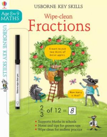 Key Skills Wipe-Clean Fractions 8-9 by Kristie Pickersgill