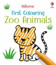 First Colouring Zoo Animals