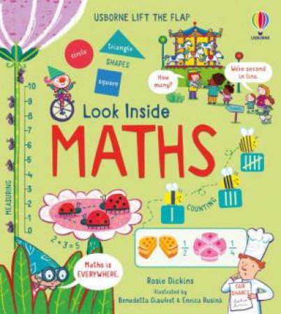 Look Inside Maths by Rosie Dickins & Benedetta Giaufret & Enrica Rusina