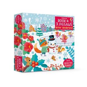 Usborne Book And 3 Jigsaws: Winter Wonderland by Sam Taplin