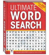 Ultimate Word Search Red Large Print