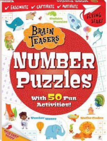 Flying Start Brain Teasers: Number Puzzles by Various