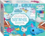 Kaleidoscope Colouring Narwhal Squishy