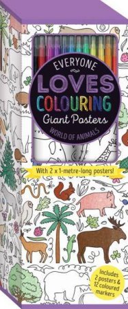 Colouring Poster Box: The World Of Animals by Various