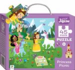 Junior Jigsaw 45 Piece Puzzle Princess Picnic