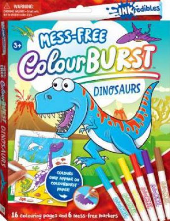 Inkredibles Colour Burst Colouring: Dinosaurs by Various