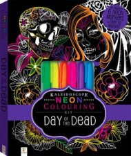 Kaleidoscope Colouring Neon Day Of The Dead Kit