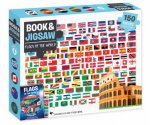 Book And 150Piece Jigsaw Flags Of The World