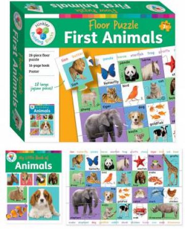 Building Blocks Floor Puzzle: My First Animals (2020 Ed) by Various