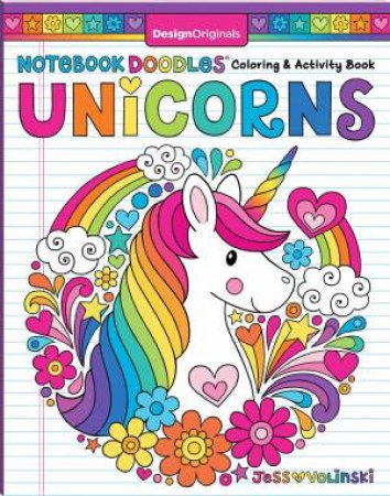 Notebook Doodles: Unicorns by Jess Volinski