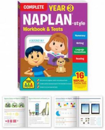 School Zone: NAPLAN*-Style Workbook & Tests Year 3 by Various