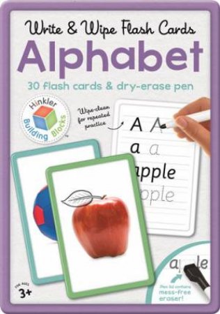 Alphabet Write and Wipe Flash Cards by Various