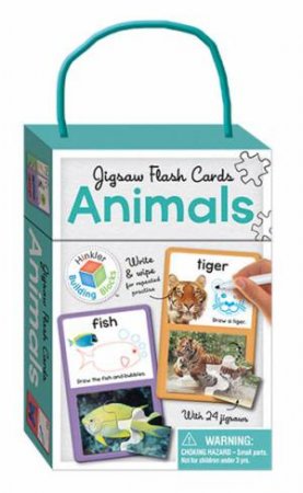 Jigsaw Flash Cards : Animals (UK English) by Various