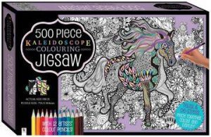 500 Piece Kaleidoscope Colouring Jigsaw: Through the Fields by Various