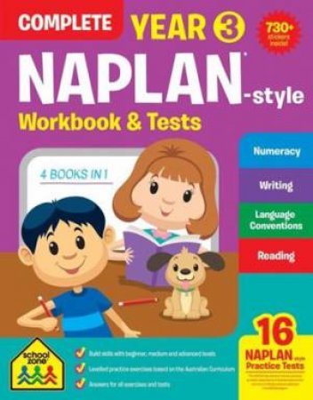 School Zone: Naplan-Style Complete Workbook & Tests: Year 3 by Various