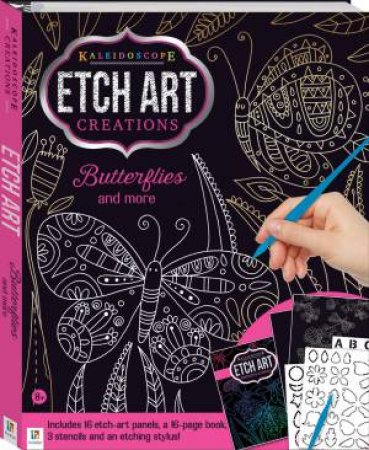 Kaleidoscope Etch Art Creations: Butterflies And More by Angelika Scudamore