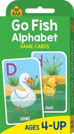 School Zone: Flash Cards: Go Fish Alphabet Game by Various