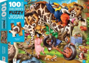 100 Piece Children's Furry Jigsaw: Animals by Various