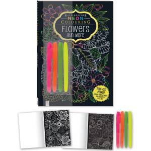 Neon Colouring: Flowers And More With Blister by Various