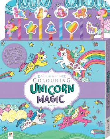 Kaleidoscope Colouring: Unicorn Magic 10-Pencil Set by Various